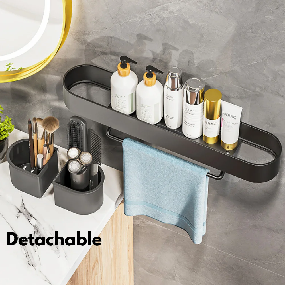 Bathroom Shelf No-drill Corner Shelves Cosmetic Shampoo Shower Storage Rack Holder Toilet Organizer Accessories |