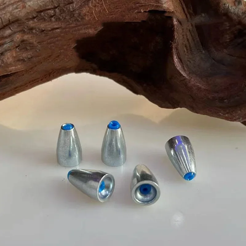 Фото 20 шт. свинцовое грузило с пластиковым сердечником Bullet Worm Sinker 3,5 г-20 г для Texas Rig и Carolina Rig, аксессуары для рыболовных снастей №3