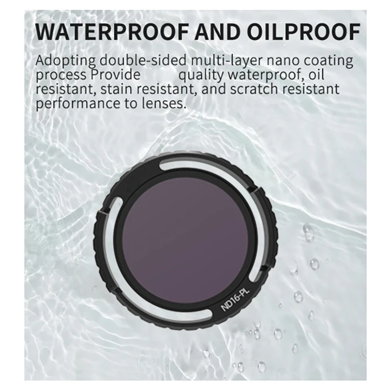 ND32PL фильтр для объектива дрона DJI Avata 2 водонепроницаемые с защитой от белого