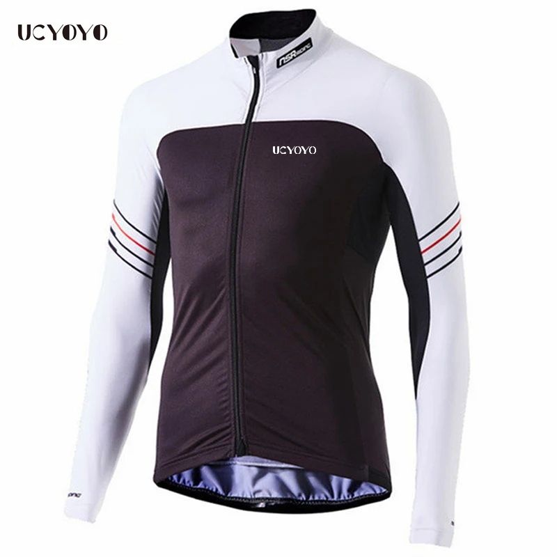 

Зимние мужские велосипедные куртки UCYOYO с длинным рукавом флисовые сохраняющие тепло топы для дорожного велосипеда MTB Велоспорт Джерси Куртки