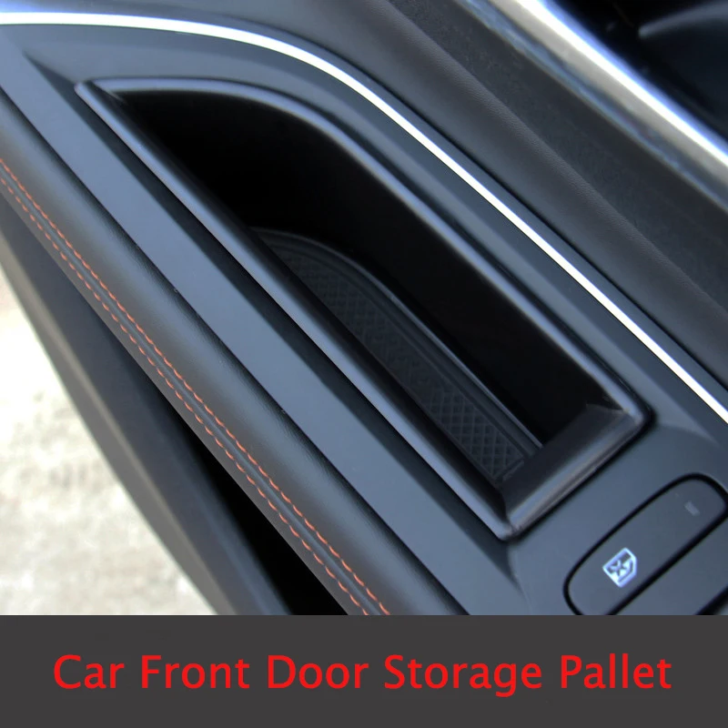 

For Peugeot 3008 3008GT 2016 2017 2018 Car Accessories Front Inside Car Door Storage Pallet Armrest Container Box Cover Kit Trim