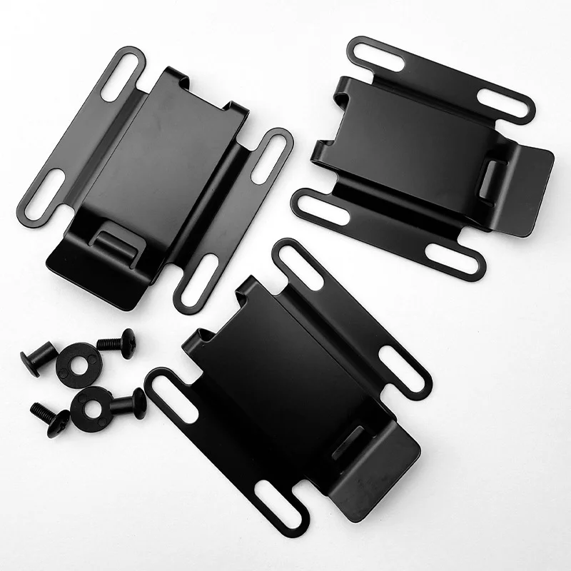 

5 Sets 420 Stainless Steel KYDEX K Sheath Scabbard Belt Clips EDC Tools Leather Case Holster Waist Clamps DIY Making Accessories