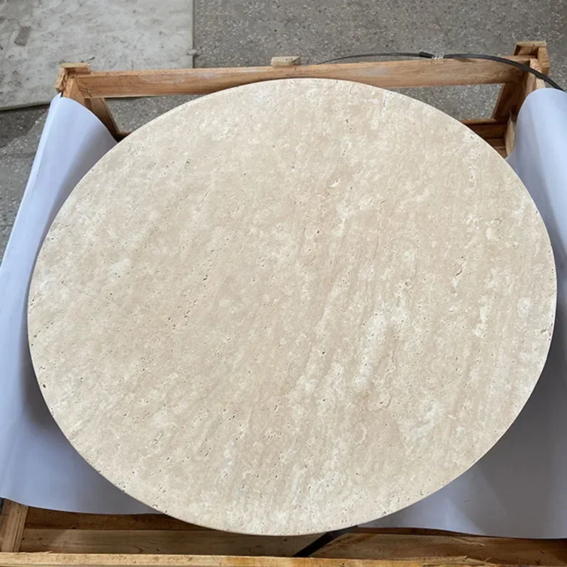 Роскошный кофейный столик в скандинавском стиле Маленький мраморный боковой для