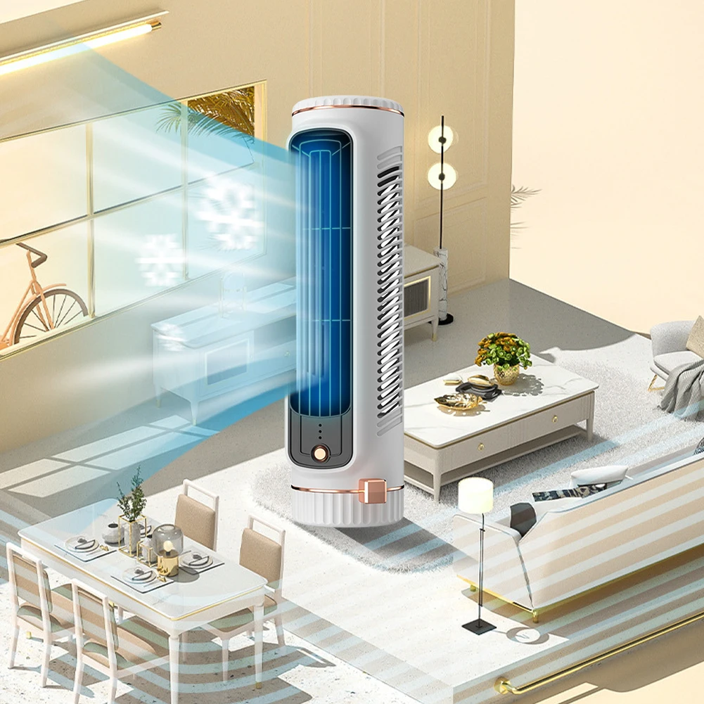 Бесшумный Башенный Вентилятор С Питанием От USB 3 Режима Низкий Уровень Шума