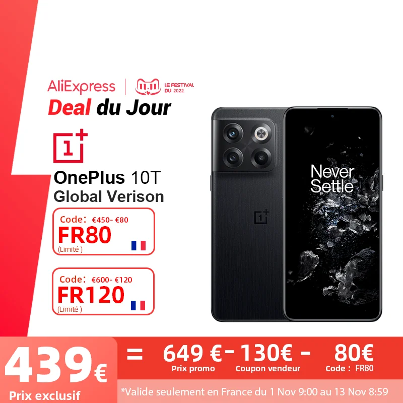 Najtaniej Globalna Wersja OnePlus 10 T 10 T 5G Smartphone 8GB 128GB Snapdragon 8 + Gen 1 150W SUPERVOOC 4800mAh 16GB 256GB Telefon Komórkowy Movil Kup Globalna Wersja OnePlus 10 T 10 T 5G Smartphone 8GB 128GB Snapdragon 8 + Gen 1 150W SUPERVOOC 4800mAh 16GB 256GB Telefon Komórkowy Movil