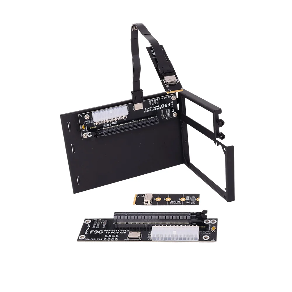 Фото Адаптер Oculink SFF-8611/8612 для PCI express PCIE x16 eGPU для ноутбуков NUC ITX STX NVIDIA RTX4090 AMD RX7900xtx 25 см 50 см №3