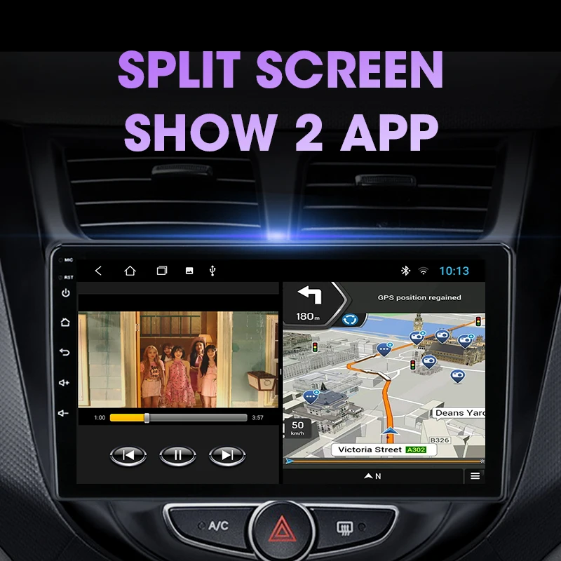 Автомагнитола 2 Din Android 11 для Hyundai Solaris Accent Verna 2010-2016 мультимедийный видеоплеер