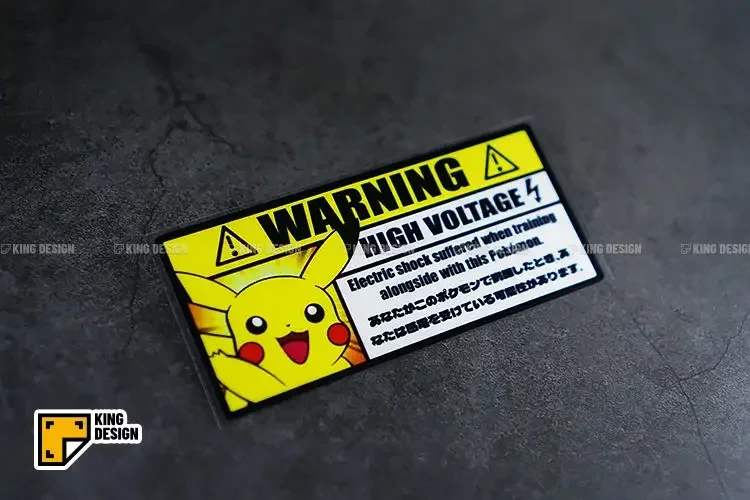 

Водостойкая наклейка Pokemon Pikachu TAKARA TOMY