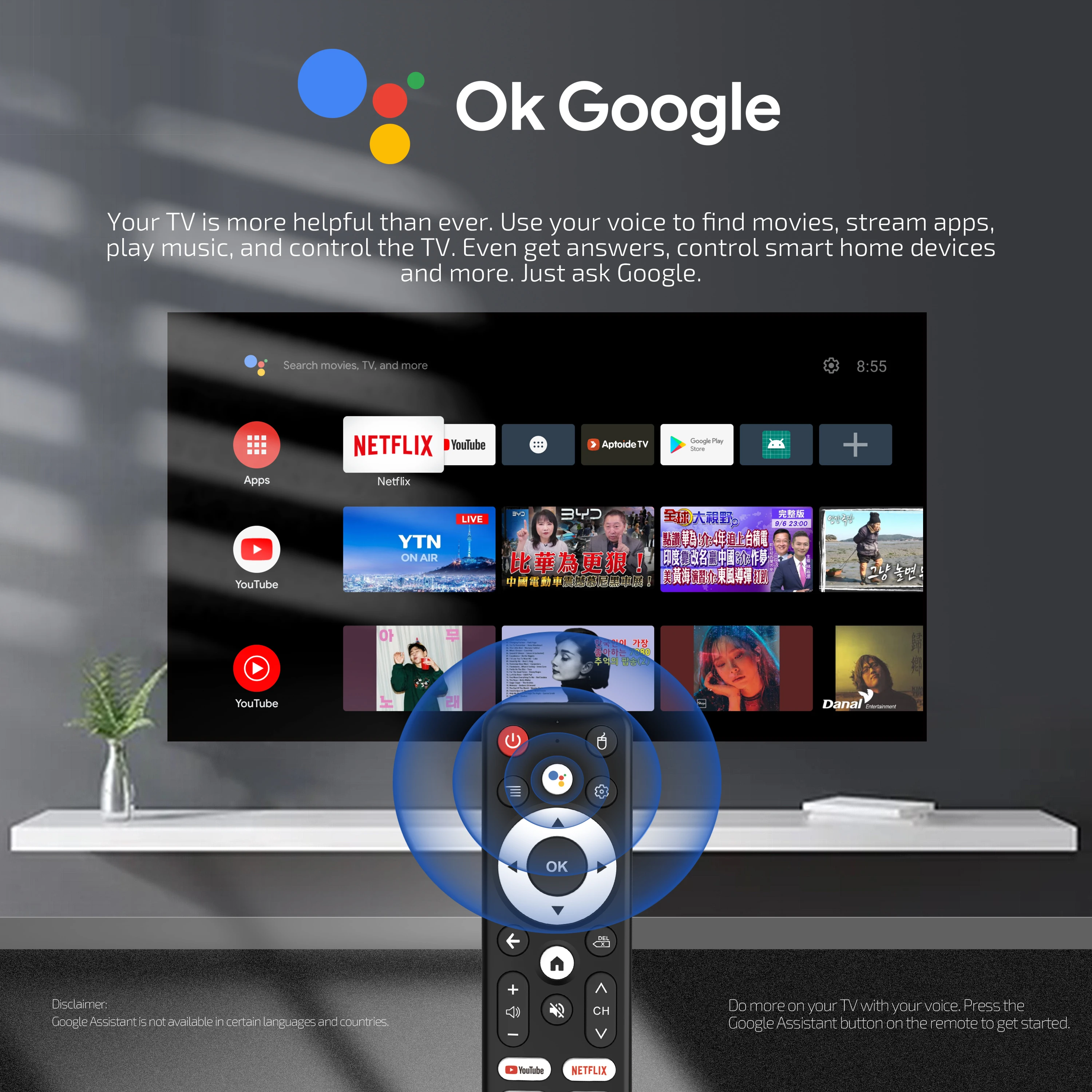 KANAVI Smart TV Box Android 11.0 с поддержкой видео 4K двойной Wi-Fi HDMI-совместимый 2 1 4 ГБ DDR3