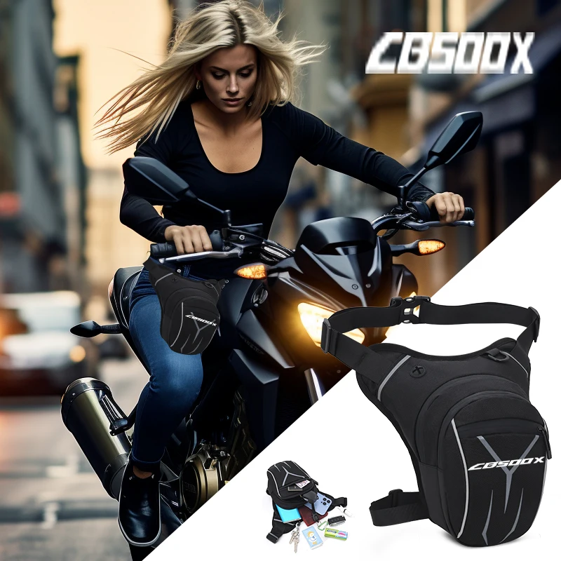 

For HONDA CB500X CB 500X CB500 X 2017-2021 2020 2019 2018 Motorcycle Waterproof Drop Waist Leg Bag Thigh Belt Hip Bum Military