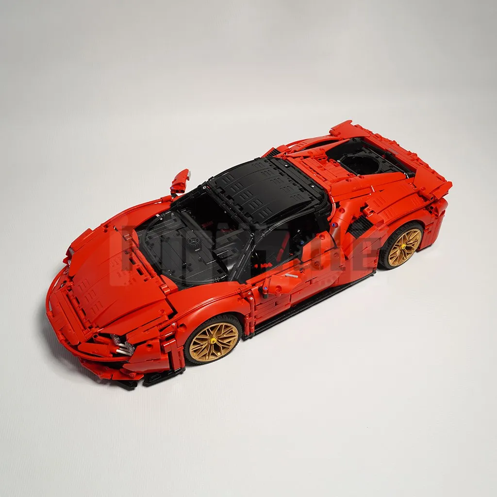 

Moc-72952 SF90 Stradale 1-8 Scale by Lukas2020 Building Block Sport Car Puzzle Toy Model For Kids Gift