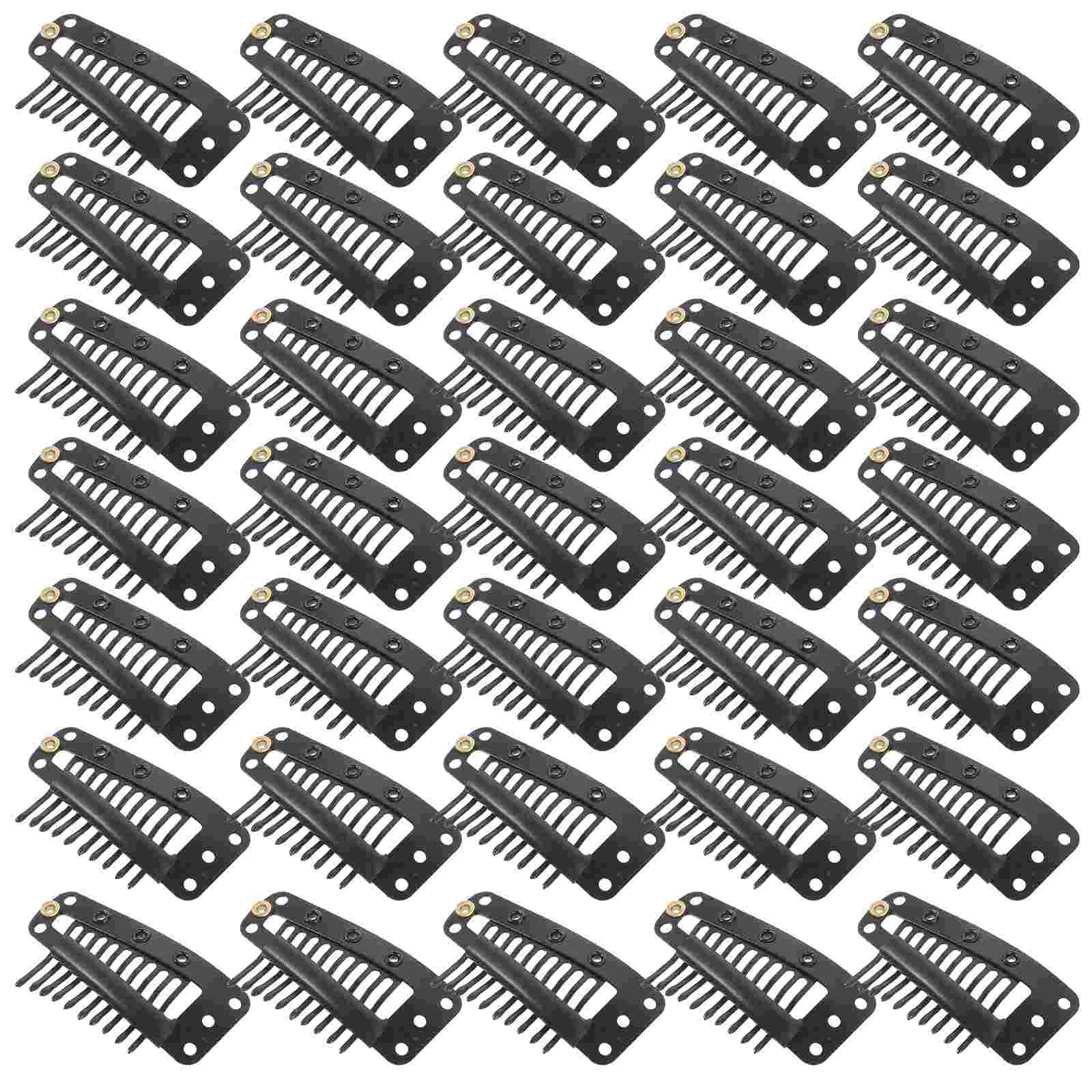 

50pcs Hair Extension Metal Clips Small Snap Hair Clips Women Holding Clips