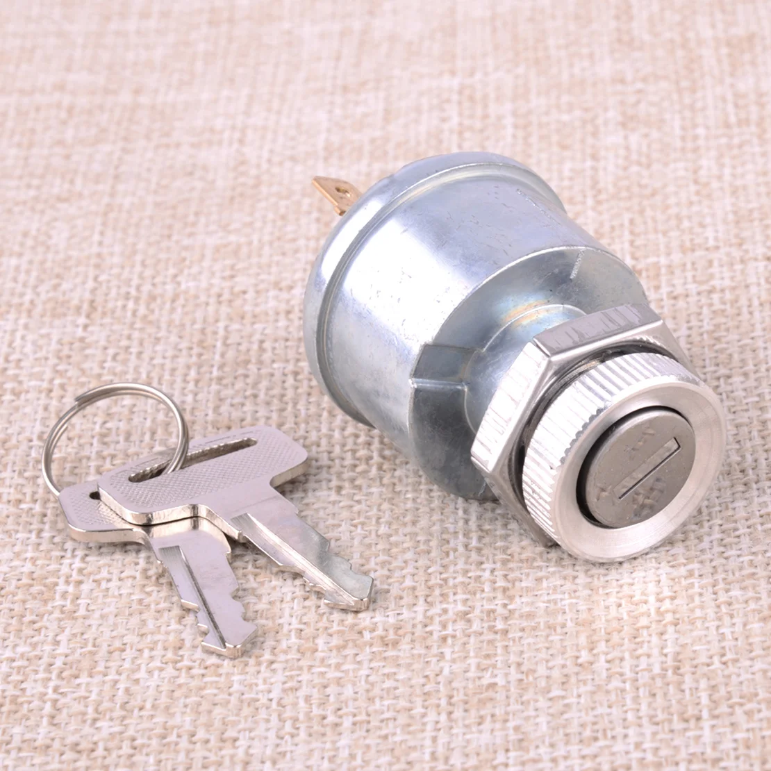 Переключатель зажигания 17421G1 с 2 клеммами подходит для Ezgo Golf Cart 1981 1982 1983 1984 1985 1986 1987