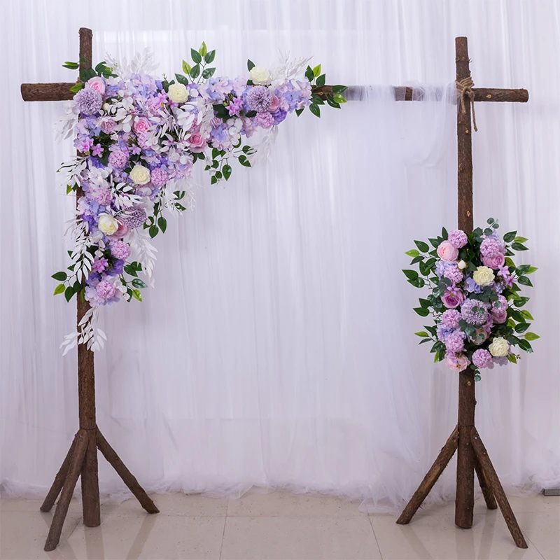 

artificial flower wall wedding arch decor backdrop road lead floral arrangement centerpiece flower row pompom peony rose 1set 1M