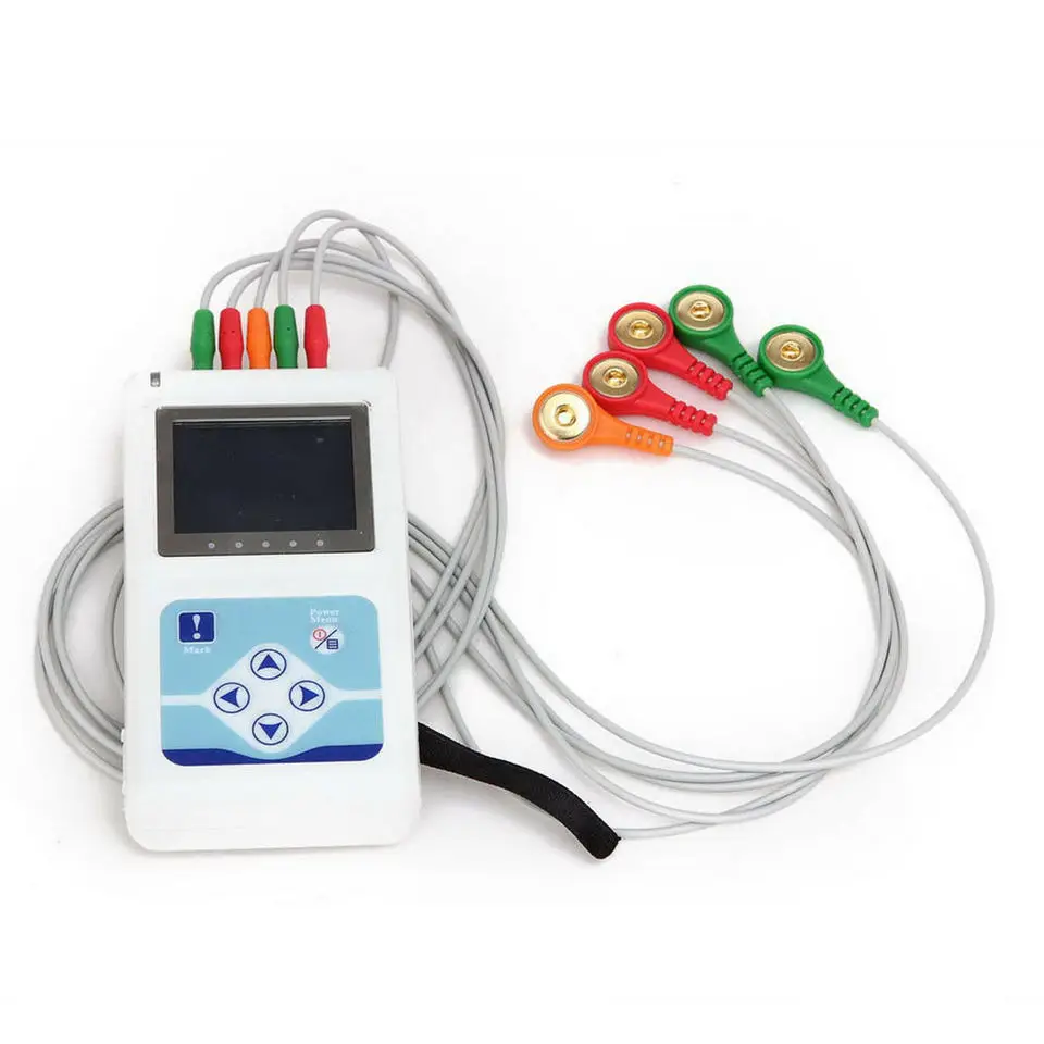 

Портативное устройство Holter ECG EKG 3 канала 24 часа динамическая система ECG Holter для продажи