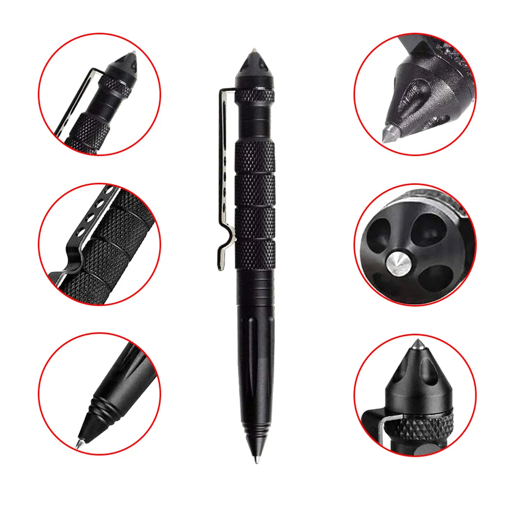 

Multi Functional Tactical Pen High Quality Aluminum Anti Skid Portable Outdoor Sports Camping Self Defense EDC Supplies