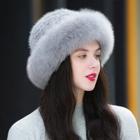 winter hat caps for women berets cap female faux fur hat new fashion warm thick fashion beret hats ear protection barette hat