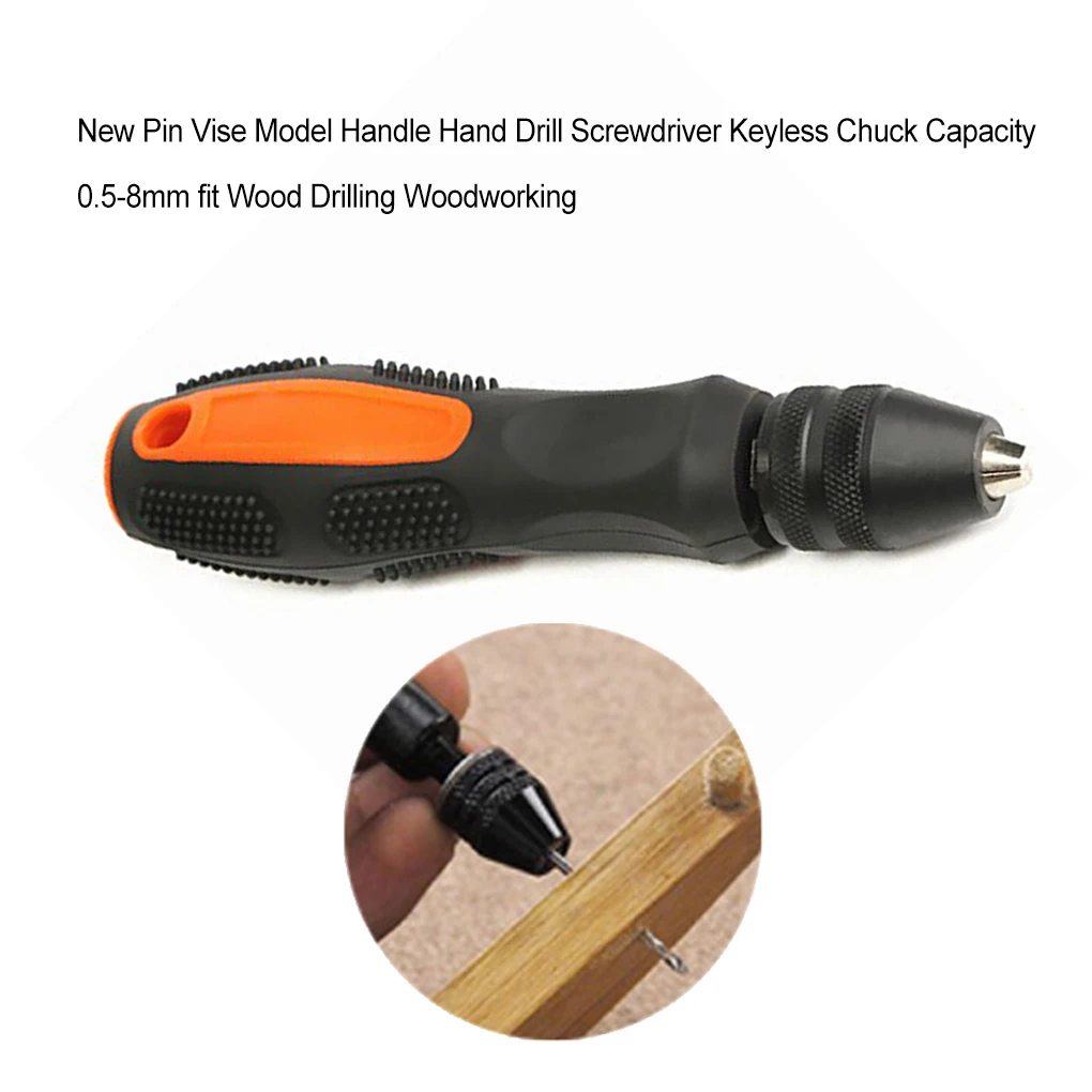 

Adjustable Portable 0 5-8mm Drill Bit Holder Home Office Nonslip Screwdriver Handle Woodworking Drilling Equipment