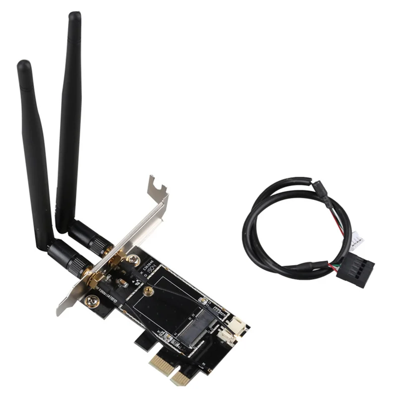 PCIE Wi-Fi адаптер для беспроводной сетевой карты M2 NGFF преобразователь Bluetooth