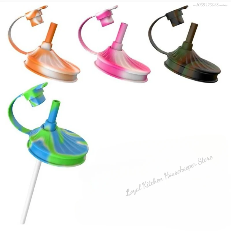 

Многоразовые крышки для банок с соломинкой