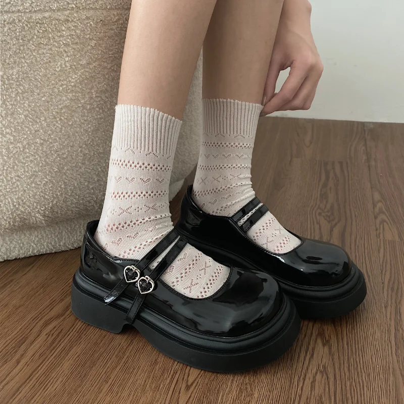 

2023 High Quality Women's Shoes Round Head Women's Flats Summer Mary Jane Flats Buckle Strap Shoes Ladies Zapatos De Mujer