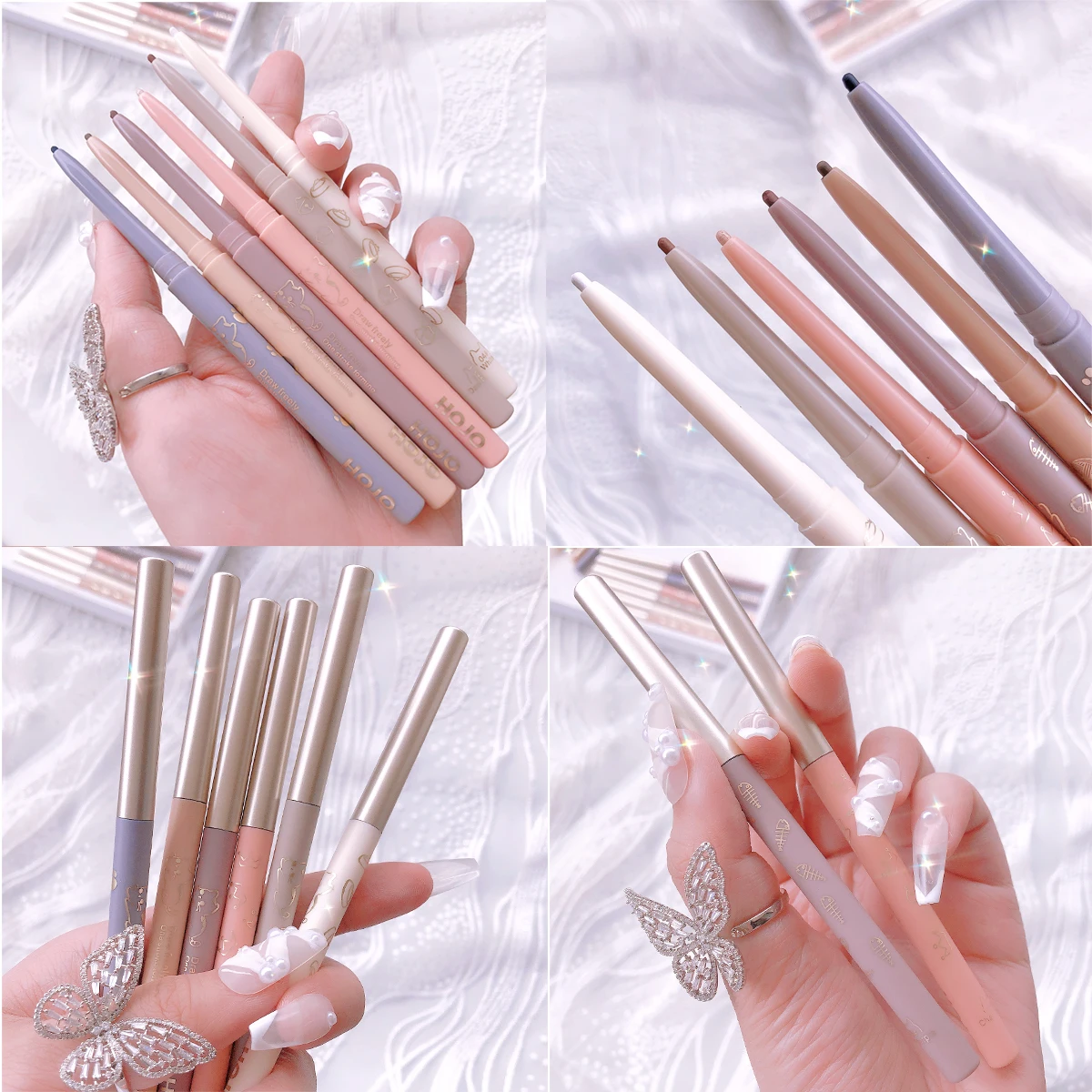 Мягкая красочная подводка для глаз гелевая Водонепроницаемая Косметическая