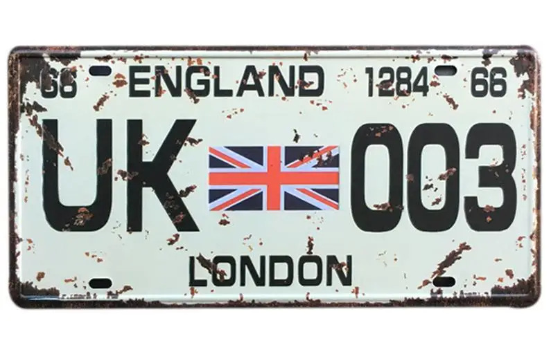 

American Car Metal License Plate Vintage Home Decor Tin Sign Bar Pub Garage Decorative Metal Sign Metal Painting Plaque-1