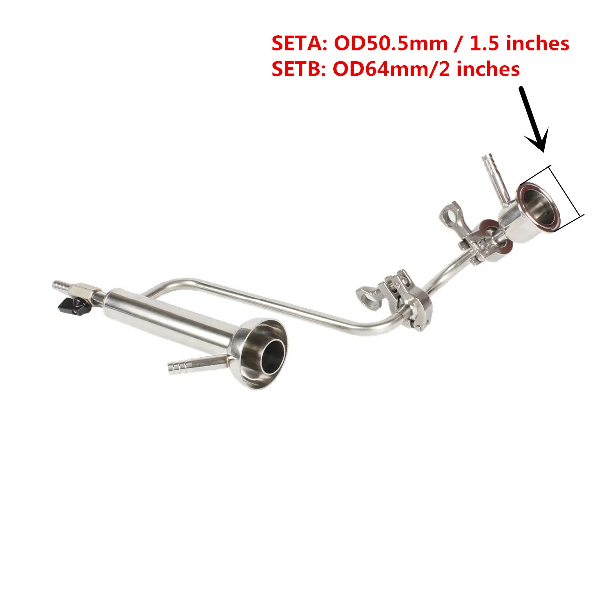 

Alcohol Tri Distiller. Connection Clamp Stainless Mm For 304 Steel Parrot Continuous Measurement