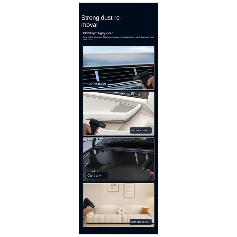 Violent Fan Мощный бесщеточный двигатель Реактивный вентилятор Пылесборник