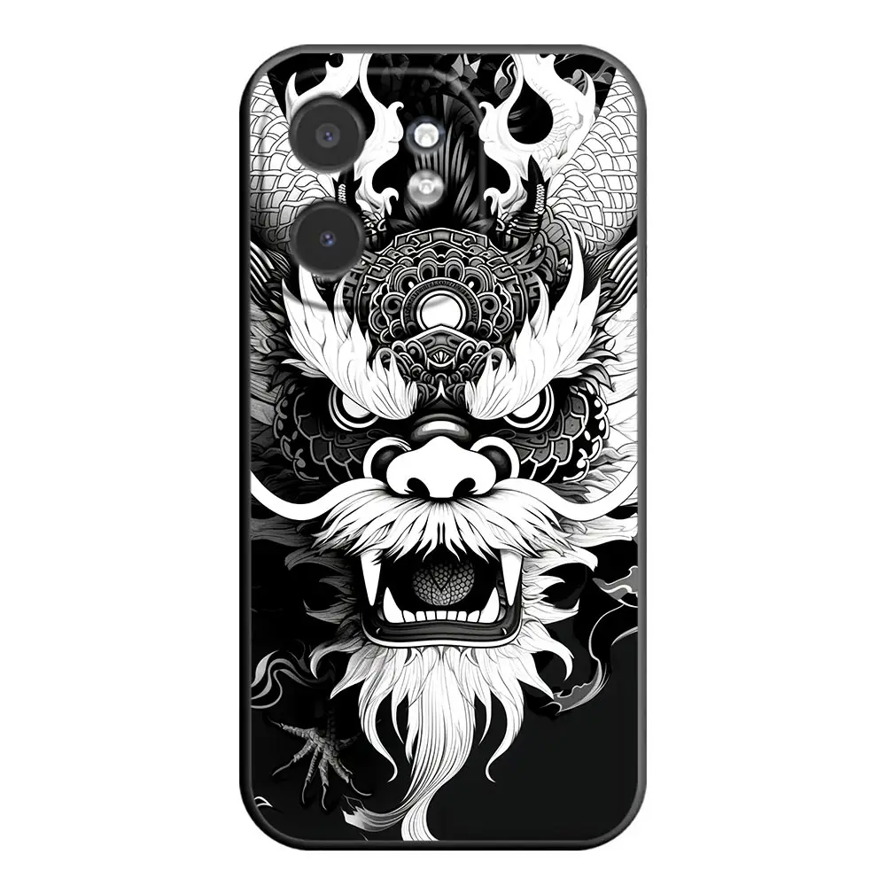 Фото Чехол для телефона с рисунком красочного дракона для Infinix NOTE 12 GT 20 30 40 50 50X 60 TECNO POVA NEO 2 4 5 6 7 Pro Funda Shell Capa №5