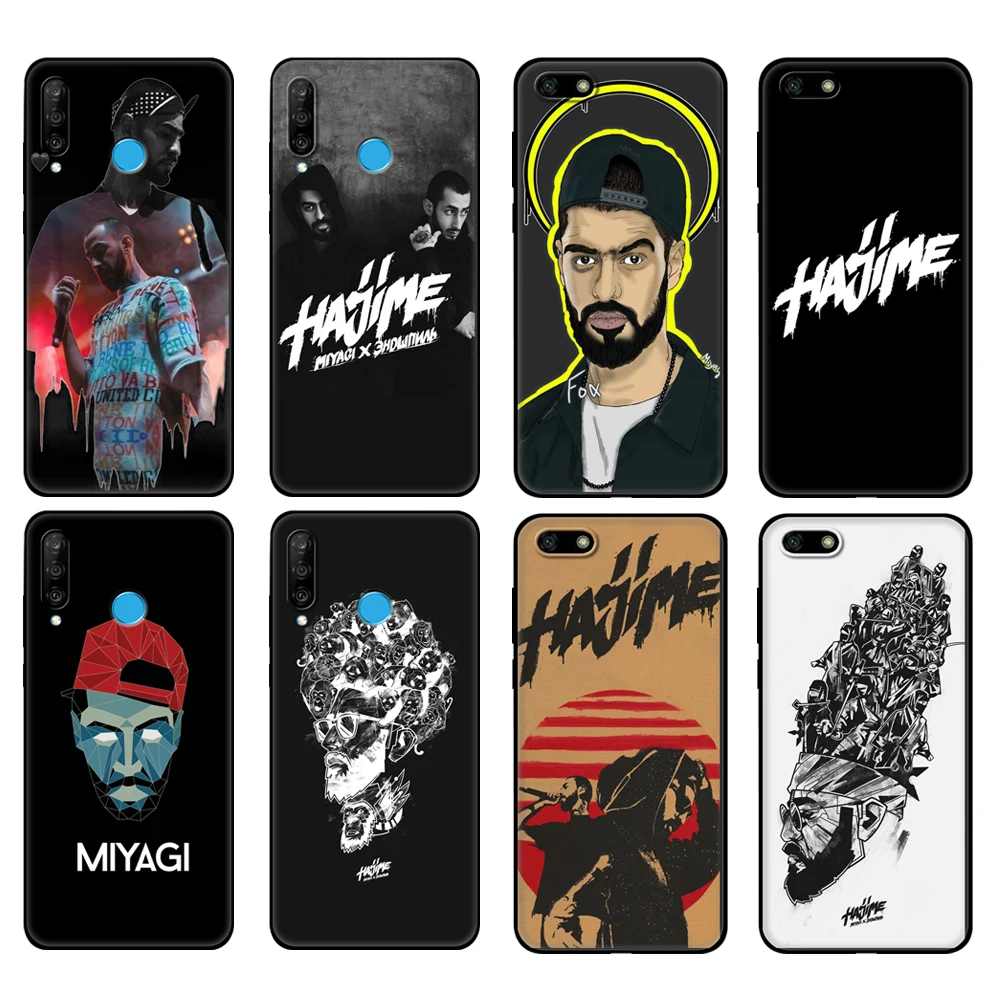 

Черный чехол из ТПУ для Huawei Honor 20 Lite, 10, 10i, 20S, 30S, 30, чехол для Honor 7A 5,45, 7s, 7C 5,7, чехол, чехол хаджим, Мияги, Энди, панда