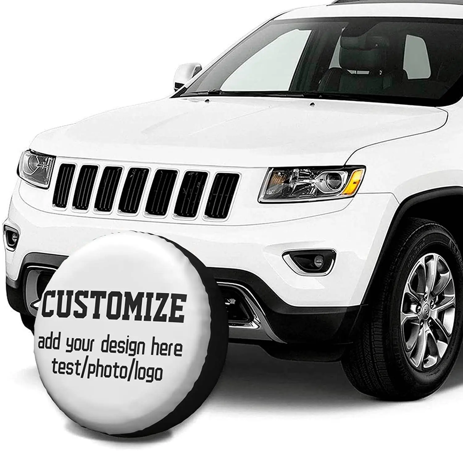 

Custom Tire Cover, DIY Tire Cover Camping Waterproof Wheel Protector for Camping Travel Trailer,Weatherproof Tire Protection