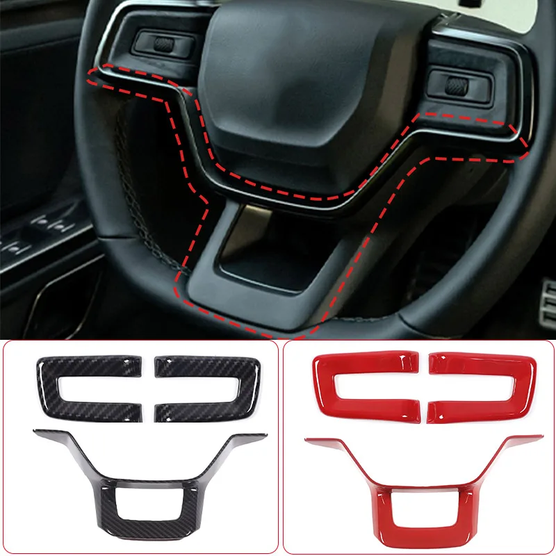 Для Rivian R1T R1S ABS углеродное волокно автомобильный Стайлинг кнопки рулевого колеса