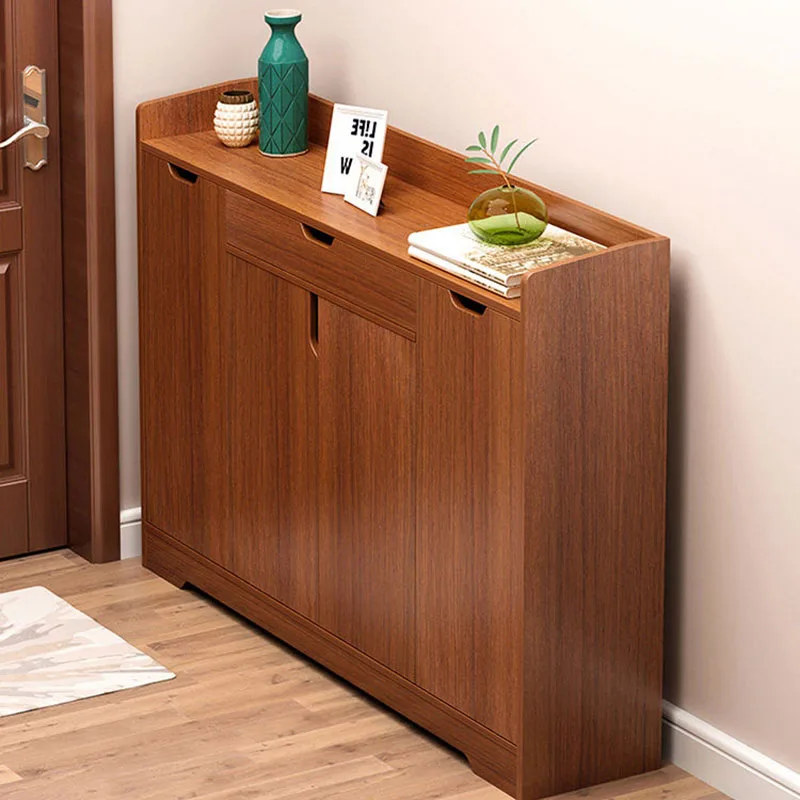 

Living Room Multipurpose Shoe Cabinets Wooden Large Shoe Cabinets Modern Entrance Mobile Schuh Regal Organizer Furniture WW50SC