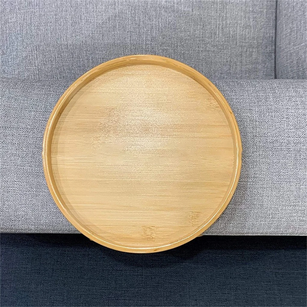 

Поднос для дивана, переносной круглый многоразовый Настольный контроллер с зажимом для телевизора