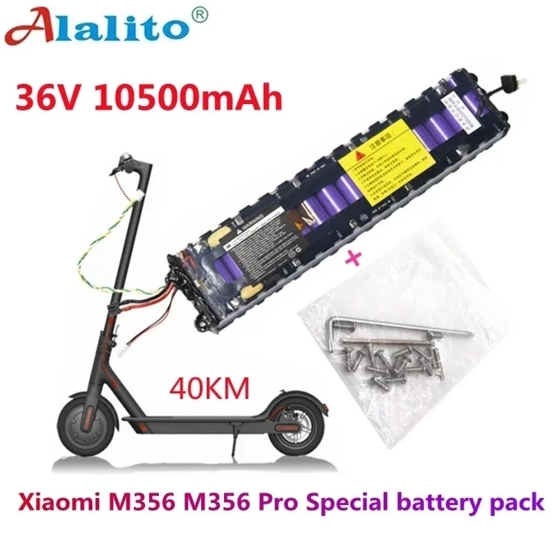 

Аккумулятор m365 для электрического скутера Xiaomi mijia, 36 В, 18650 А · ч, 10500 мА · ч, 40 км
