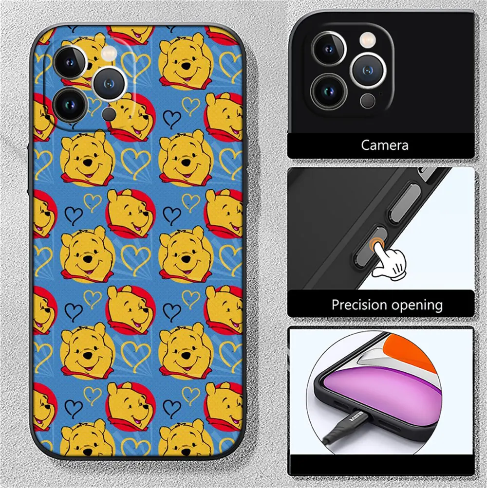 DA108 Winnie the Pooh Cartoon Case for OPPO Find X3 Reno 8 7 6 5 4 3 2 7Z 6Z 5K 4Z 2Z 2F Pro Plus Lite Neo
