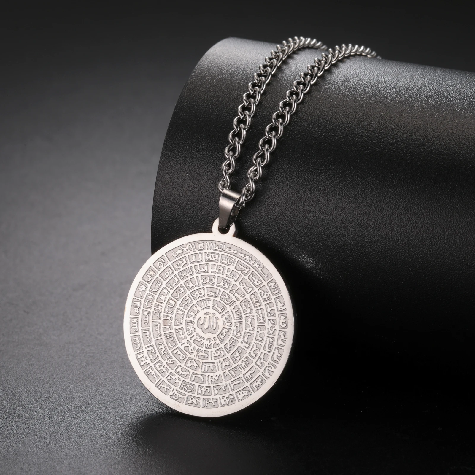 Вассаго арабские 99 названий Аллаха ожерелья из нержавеющей стали Эсмаул Хана