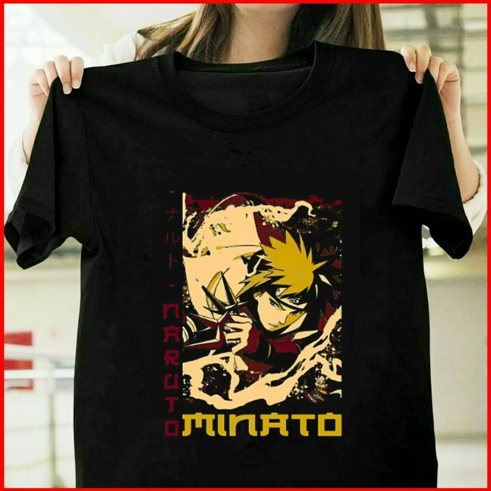 

Распродажа! Винтажная аниме футболка Minato Naruto в стиле ретро