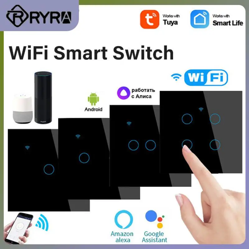 

Умный сенсорный выключатель с поддержкой Wi-Fi и приложением