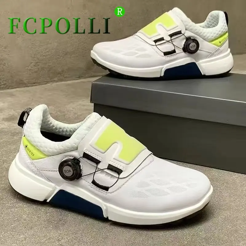 

Best Selling Golf Shoes Men Anti Slip Walking Shoes Man Quick Lacing Golf Training for Mens Designer Leather Golf Sneakers Men