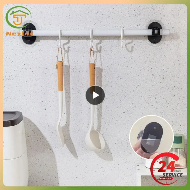 

Hook Waterproof And Moisture-proof Selected Materials Curtain Lever Hook Opp Large Telescopic Rod Hook Pole Holder Curtain Rod