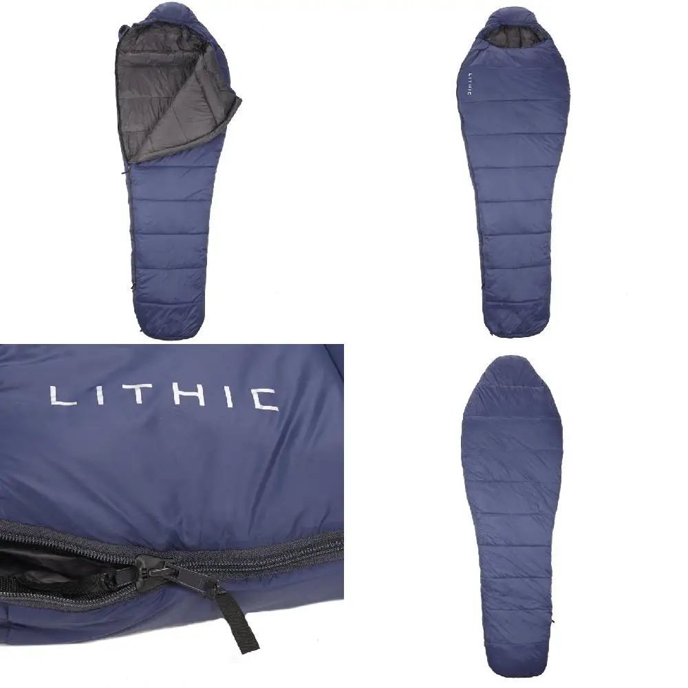

Superior Quality Synthetic Lightweight & Portable Sleeping Bag with Compression Bag - Perfect for Backpacking Hiking Travelling.