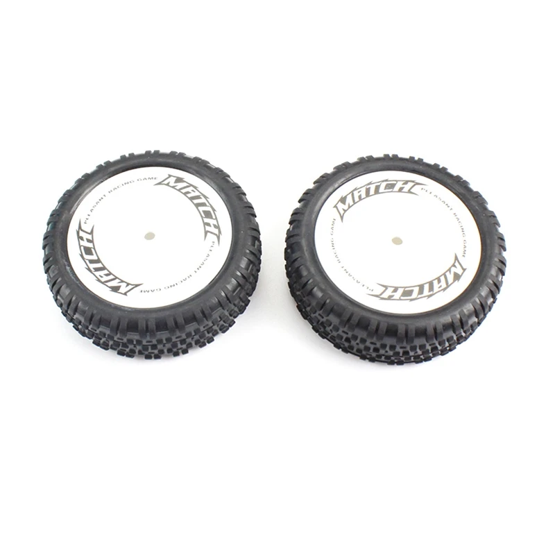 

2Pcs Front Wheel Tires Tyre 104001-1882 for Wltoys 104001 1/10 RC Car Upgrade Parts Accessories
