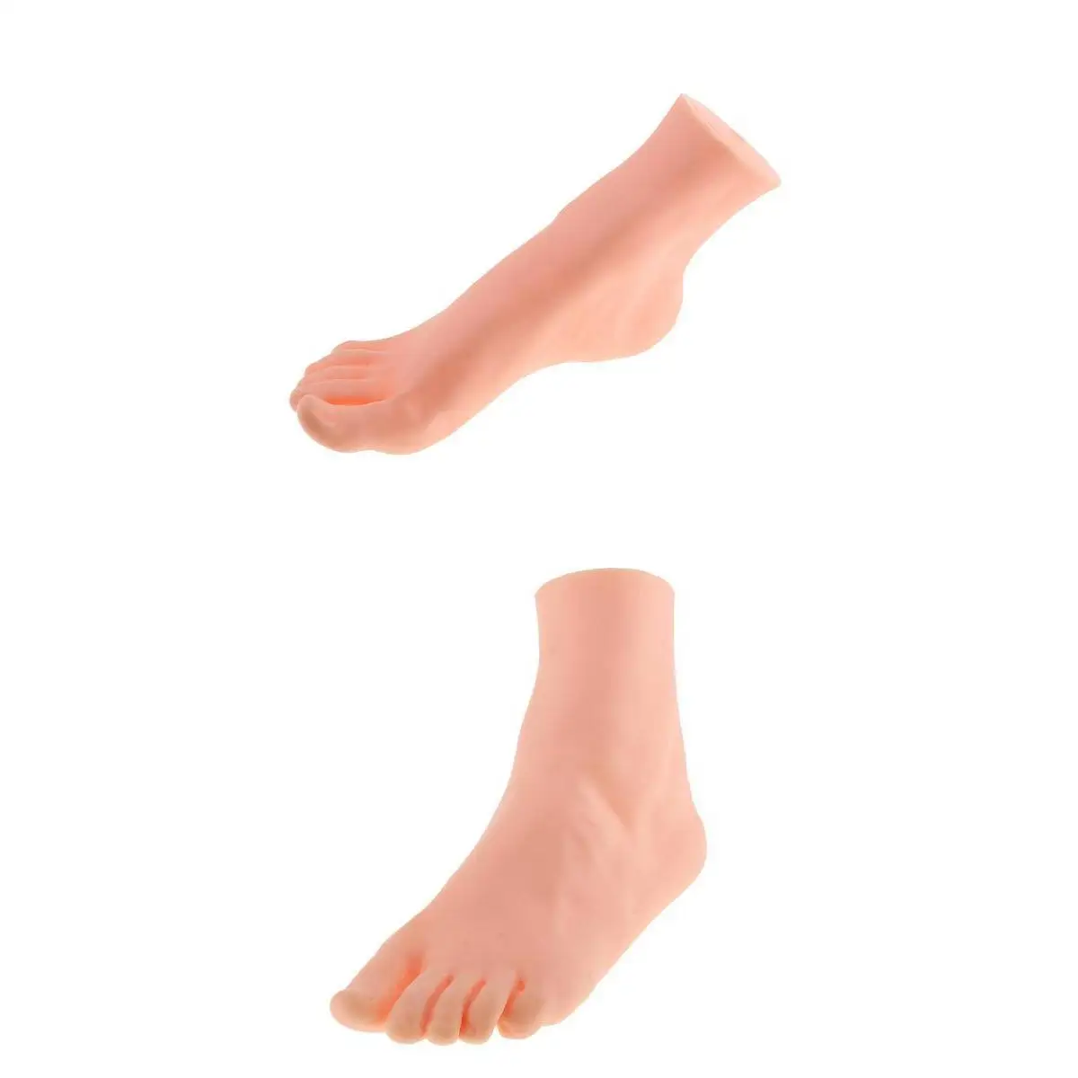 

2 Pcs Lifesize Male Female Mannequin Foot Feet for Jewerly Sandals Shoes Socks