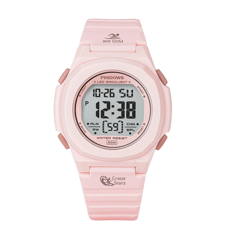 Enlarge Fashion Waterproof Digital Watch Women Original Alarm Sport Electronic Wristwatch Men Luminous Hand Clock Lady Physical Exercise