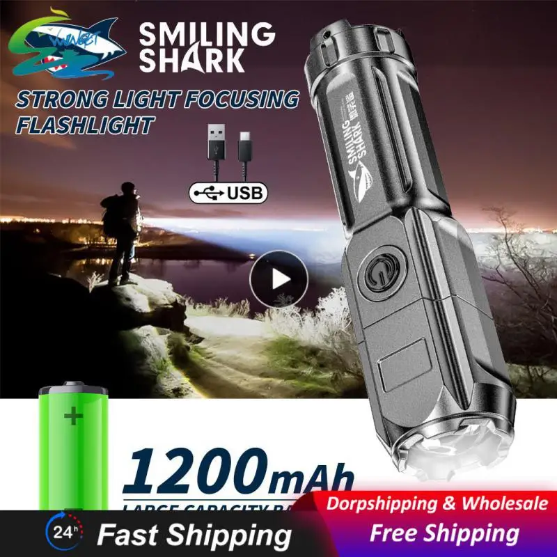 

1~10PCS Torch Multi-focus Portable Electric Torch Standard Interface Flashlight Multifunctional Torch High Powered Wick Compact