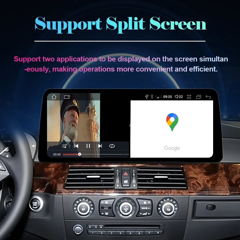Фото Android 15 Беспроводной Carplay для BMW 3 4 серии F30 F31 F32 F33 F34 F36 2013-2019 NBT EVO Система Сенсорный экран GPS-навигация QLED №2