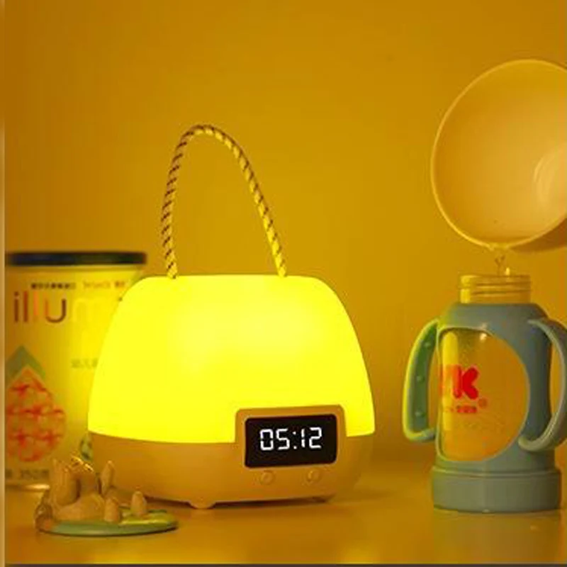 

Remote Control Night Light Plugged Into The Bedroom Bedside Baby Feeding Small Lamp Usb Charging Timing Creative Night Light