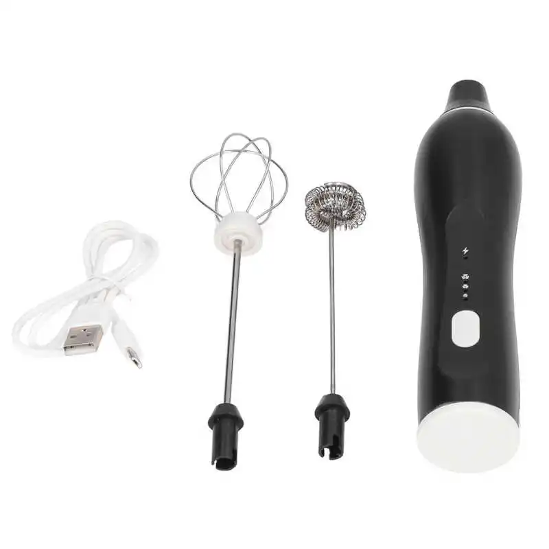 

Electric Eggbeater 3 Level Speed Adjustable Electric Milk Frother for Kitchen Utensils